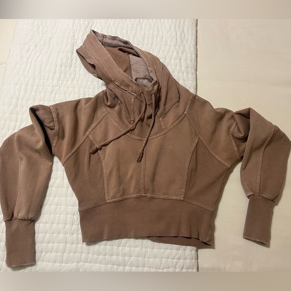 DAILY PRACTICE Anthropologie Cropped Hoodie